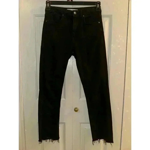 Zara Denim - ZARA Distressed Black Jeans
